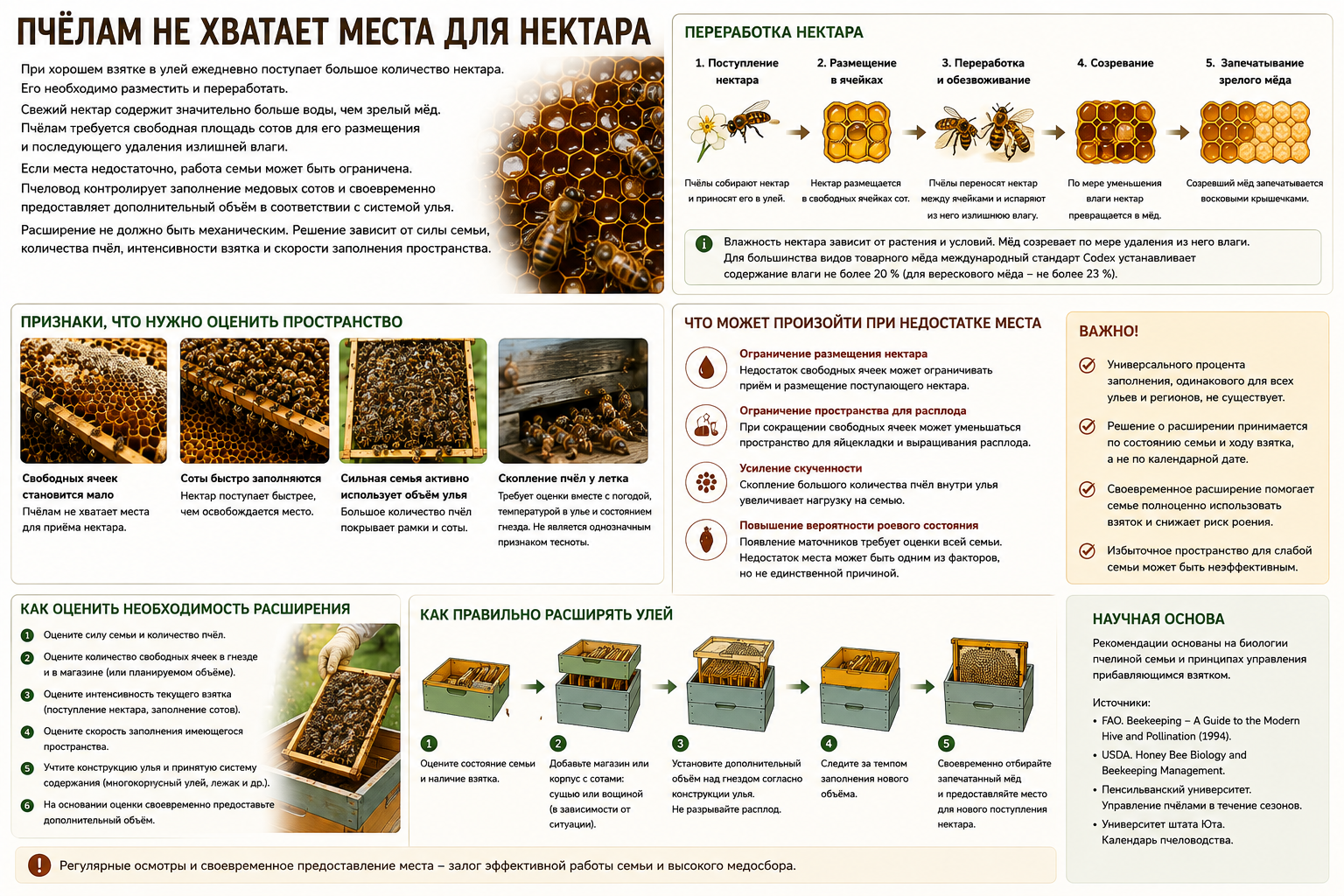 Июнь на пасеке. Состояние пчелиных семей, основные проблемы и работы пчеловода.